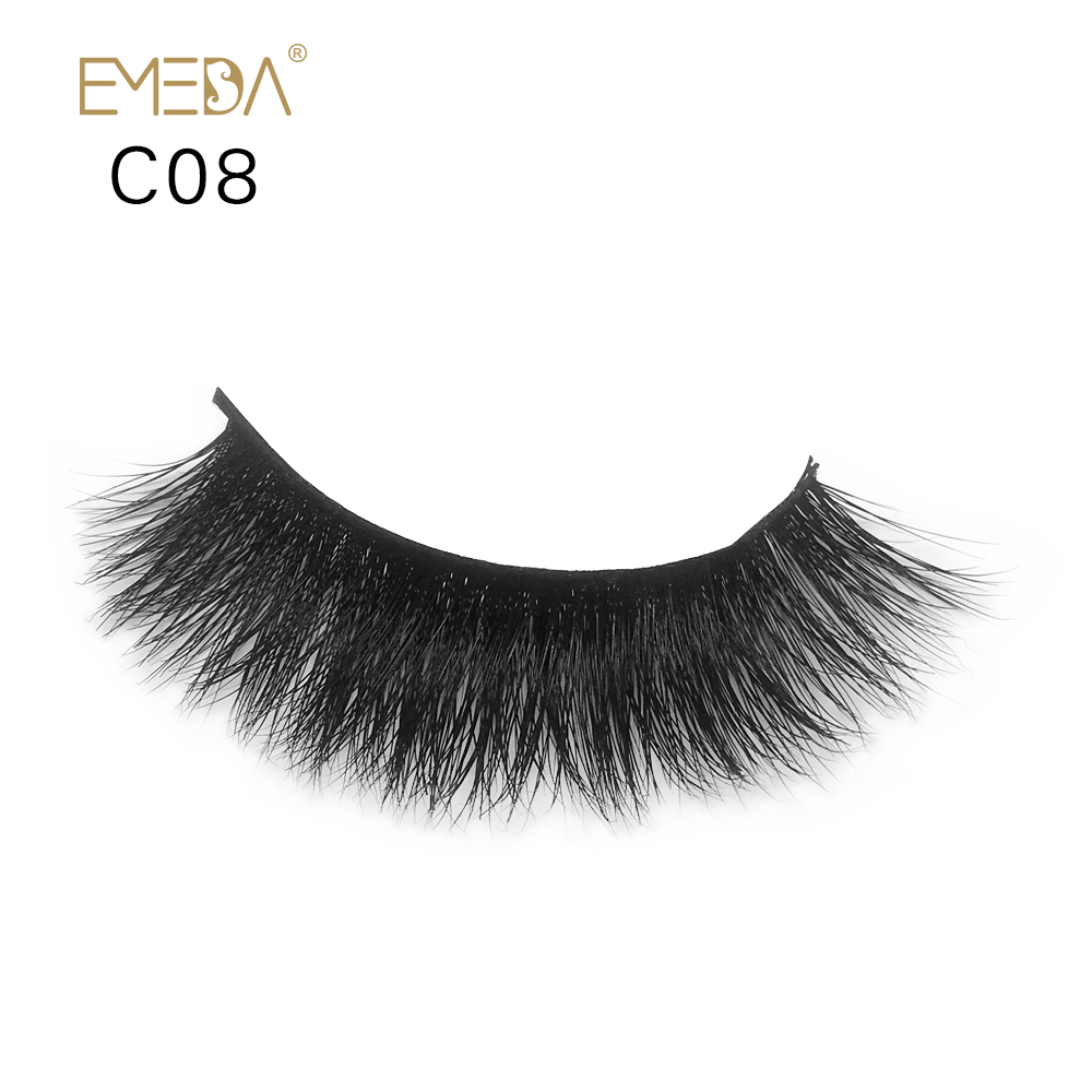 100% handmade 3d mink fur eyelashes YP62